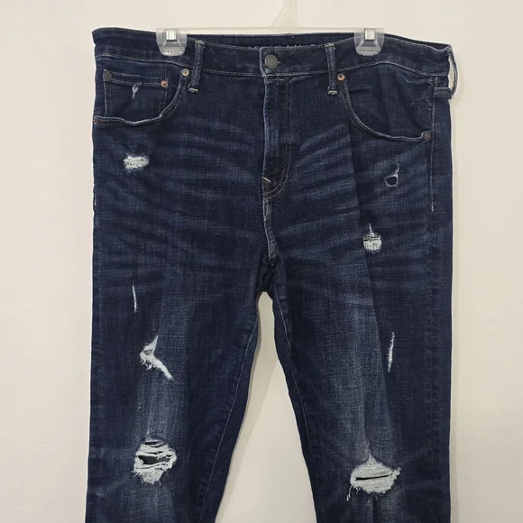American Eagle Airflex Athletic Distressed Jeans - Picture 2 of 5